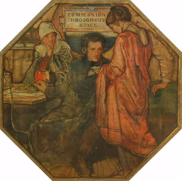 Violet Oakley: Communion throughout Space (1910-1911) Oil on canvas