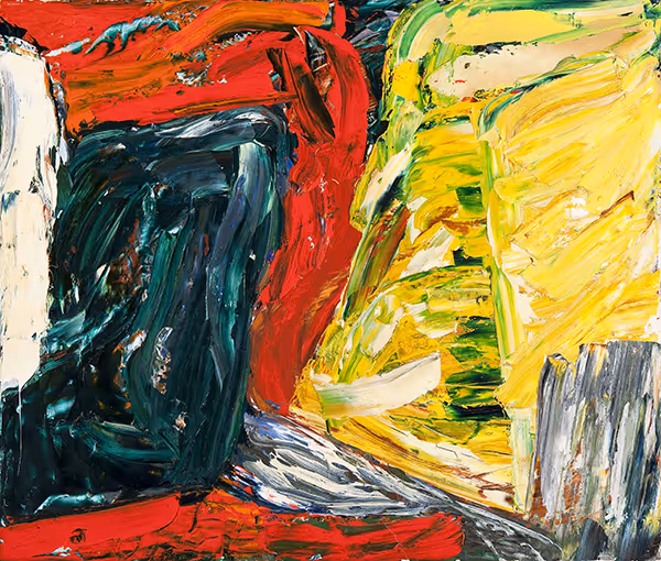 Louise Fishman: MacDowell #9 (1980) Oil on linen