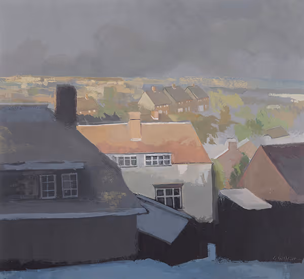 Elizabeth Wilson: Guilford Snow III, UK (2003-2005) Gouache on paper