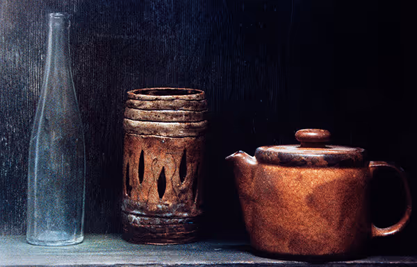 Composition with Light Bottle