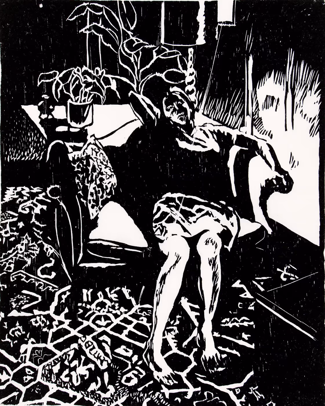 Untitled (Seated Woman in Interior)