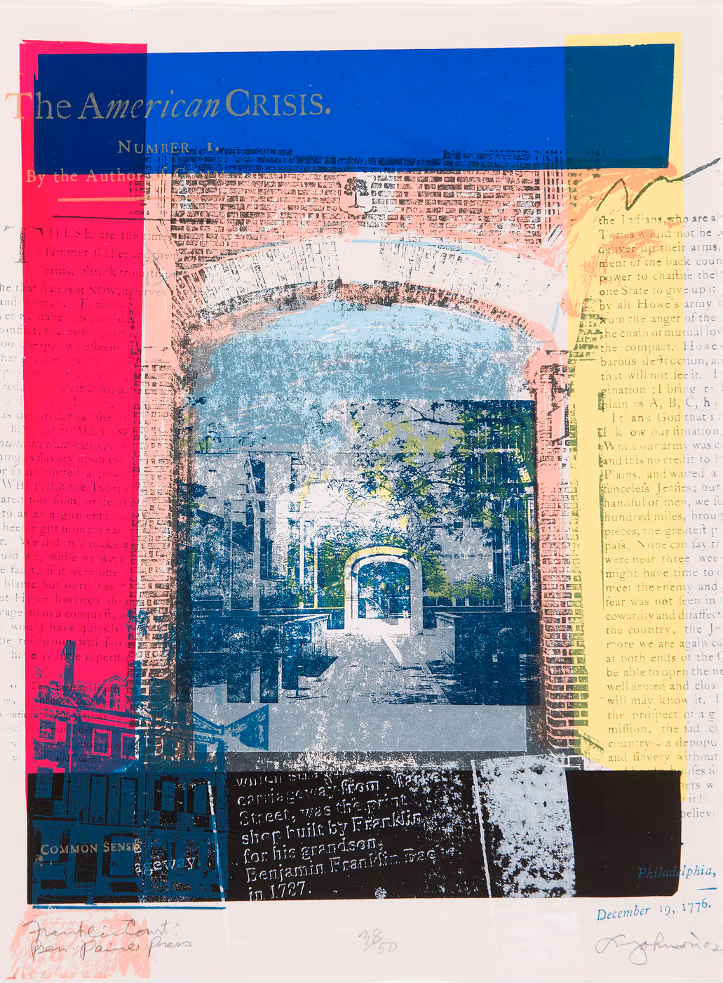 Franklin Court: Ben, Paine, Press 2002