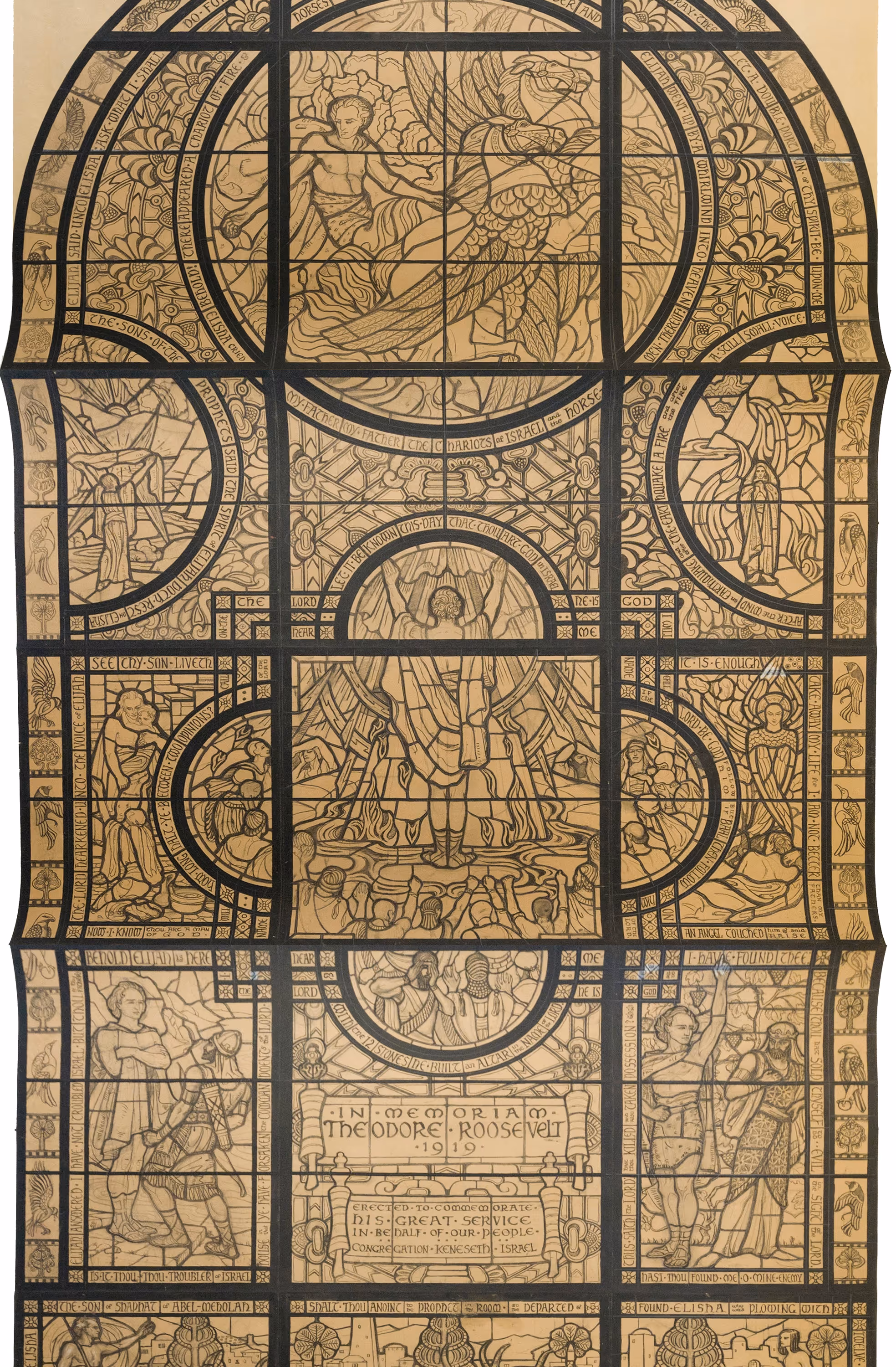 Cartoon for the "Elijah Window"