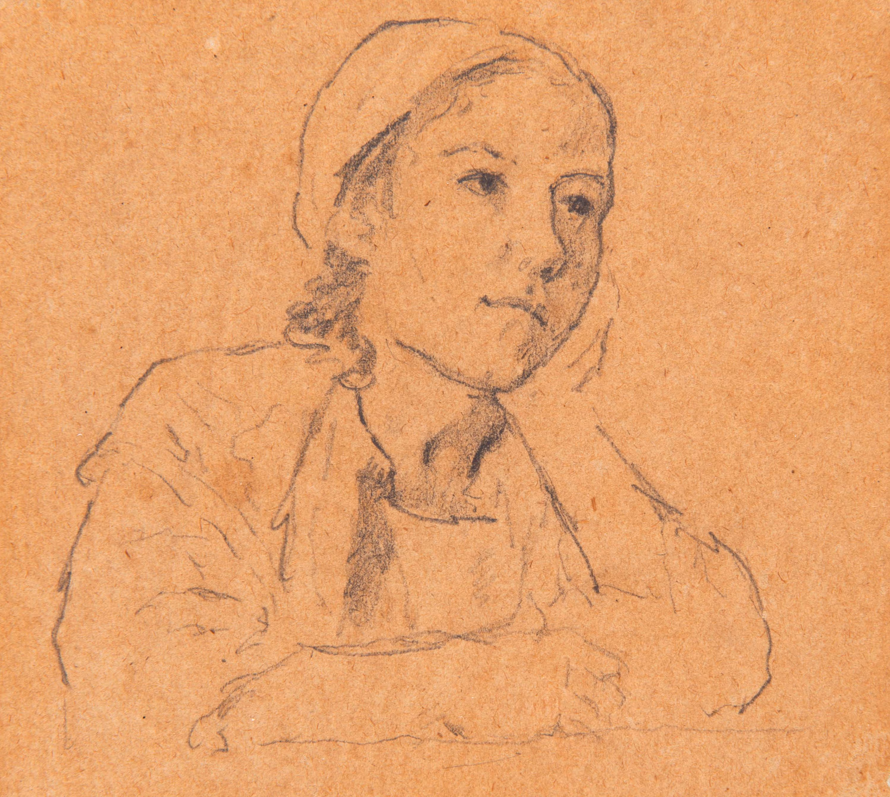 Study of a Girl for “A Brenton Interior"