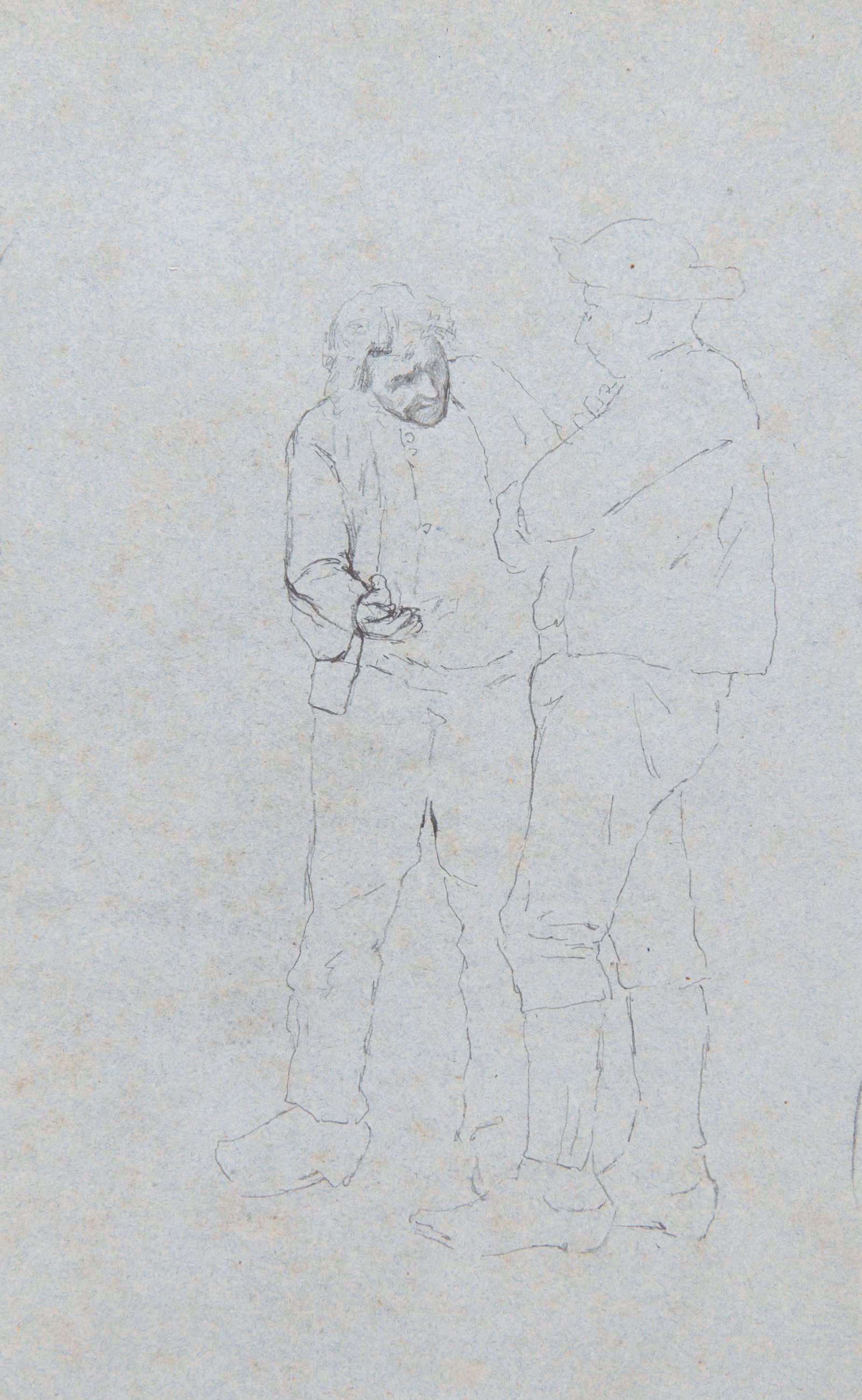 Study of Two Standing Brenton Males