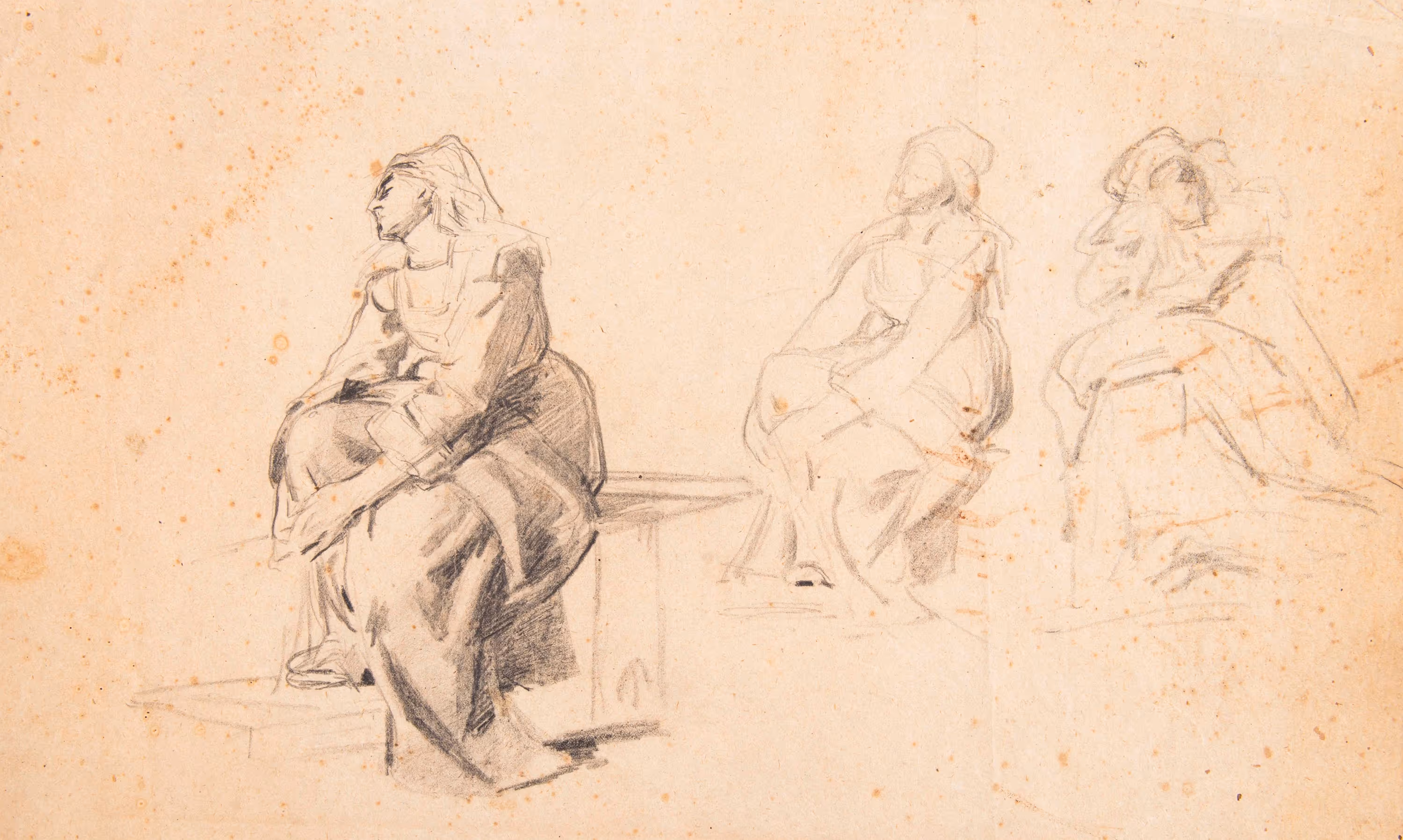 Studies of a Breton Woman