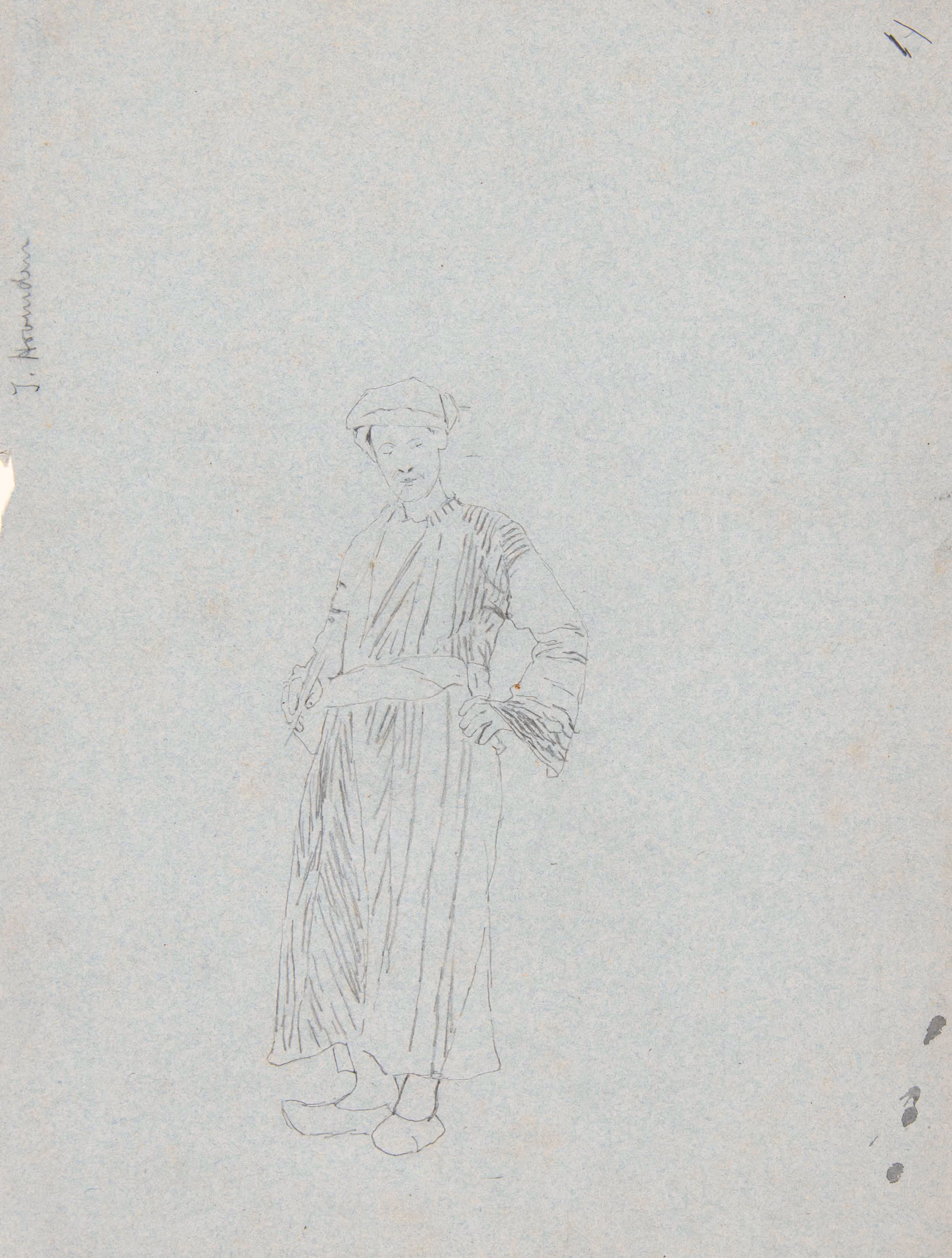 Study of a Standing Moroccan Figure