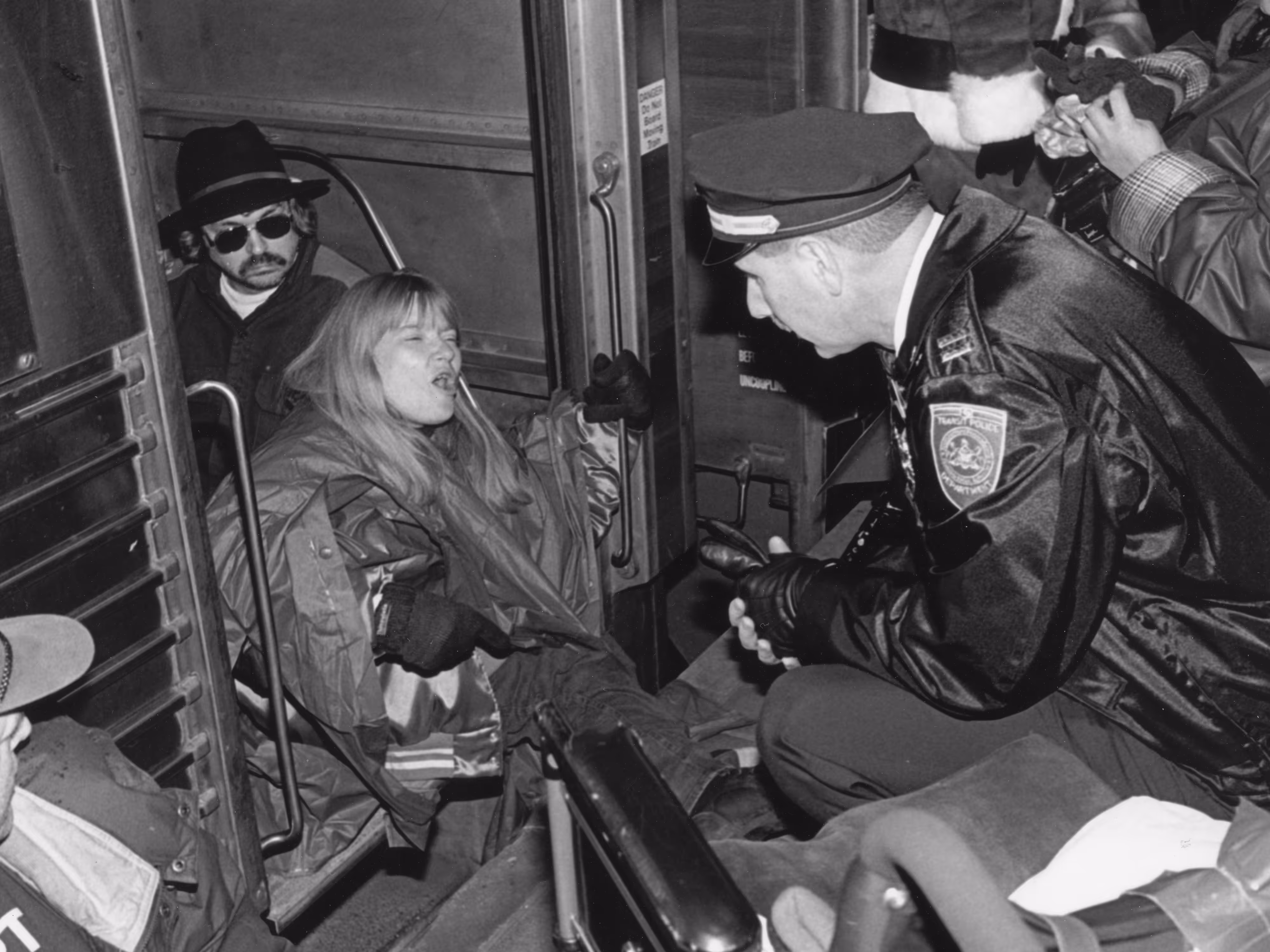Cassie James of Disabled in Action Protesting the Lack of Maintenance in Public Transit System, Philadelphia, 1997