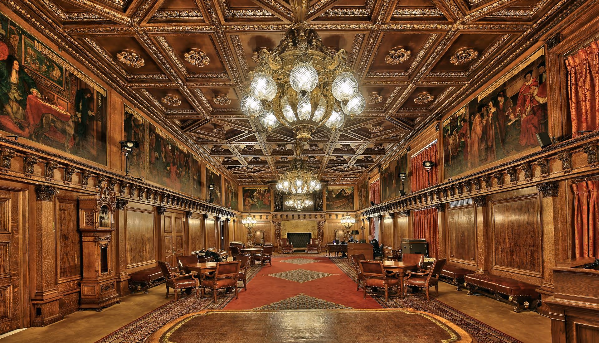 Governor's Grand Executive Reception Room, Pennsylvania State Capitol, "The Founding of the State of Liberty Spiritual"