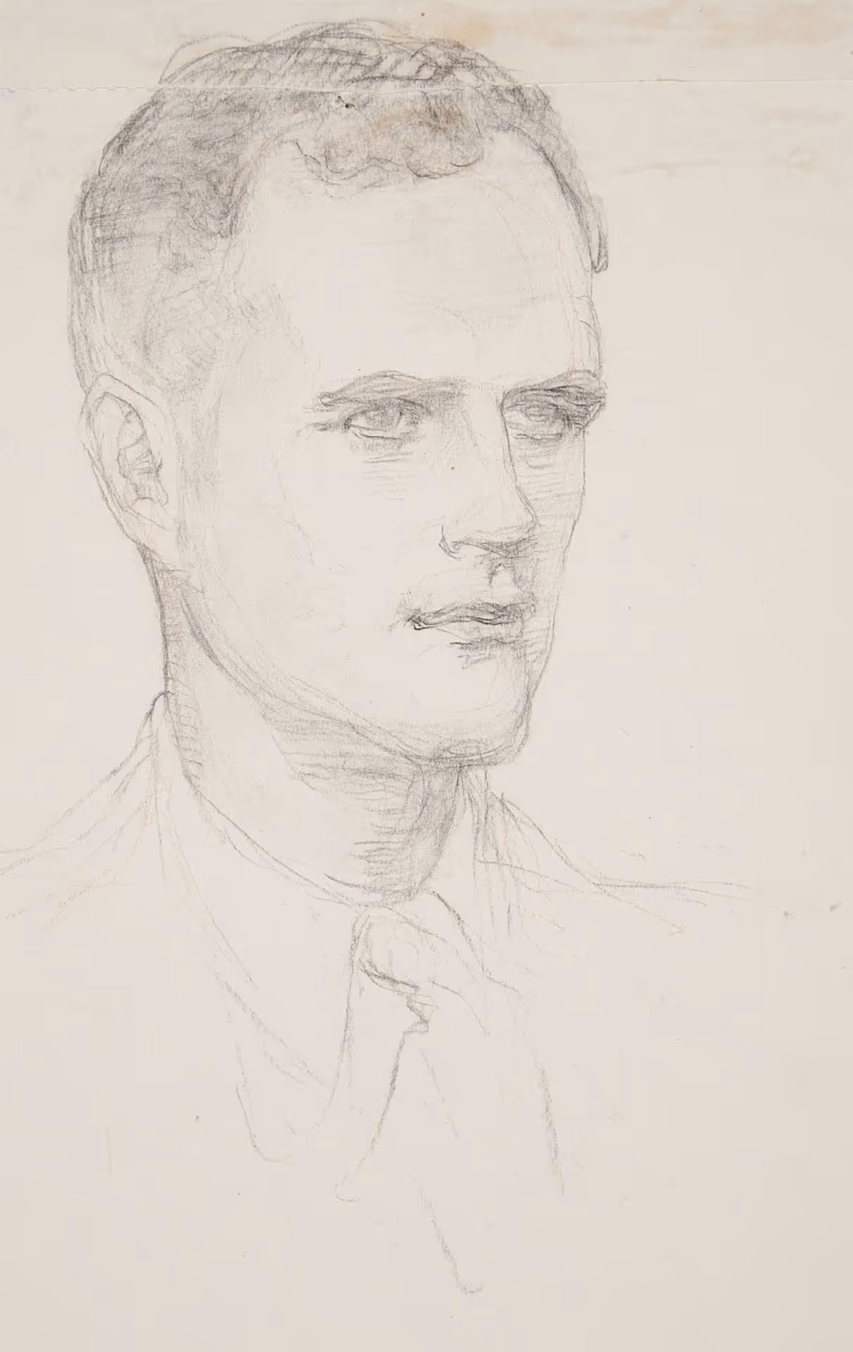 Portrait study of Stuart Smith, at the 1949 World Assembly for Moral Re-Armament, Caux, Switzerland