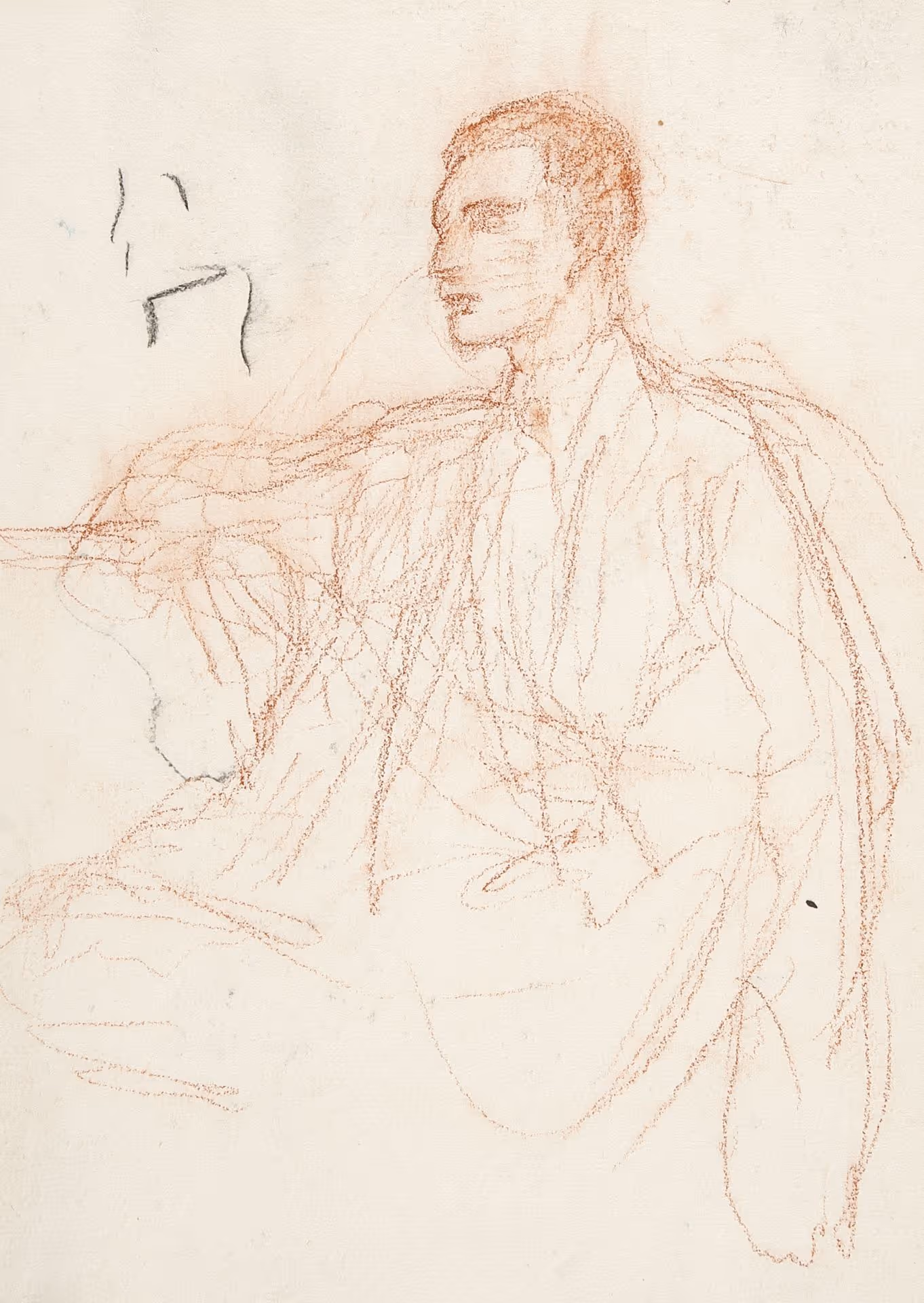 Portrait study of unidentified man