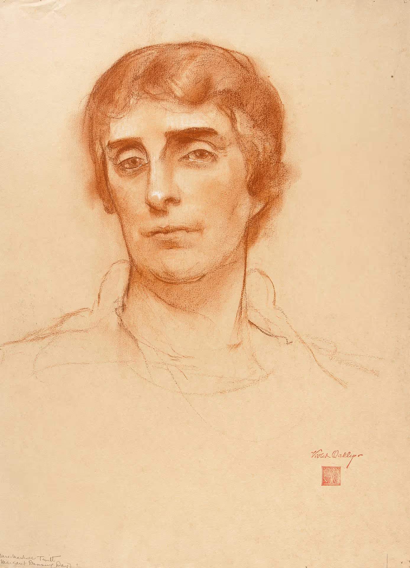 Portrait study of Mrs. Marshall Truitt (née Margaret Dunning Day)