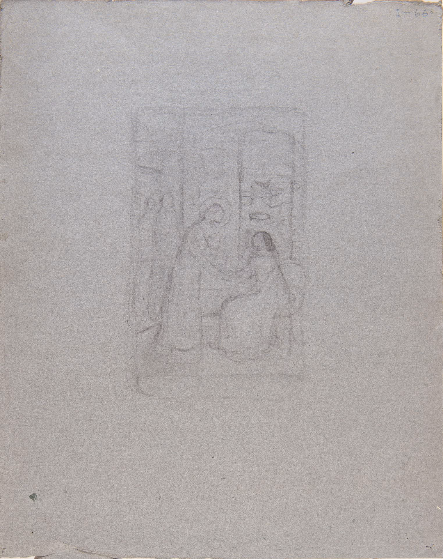 Study for "The Spirit of Ministry," "Light of the World: Two Christmas Pictures by Violet Oakley," for Century Illustrated Monthly Magazine (December 1903)