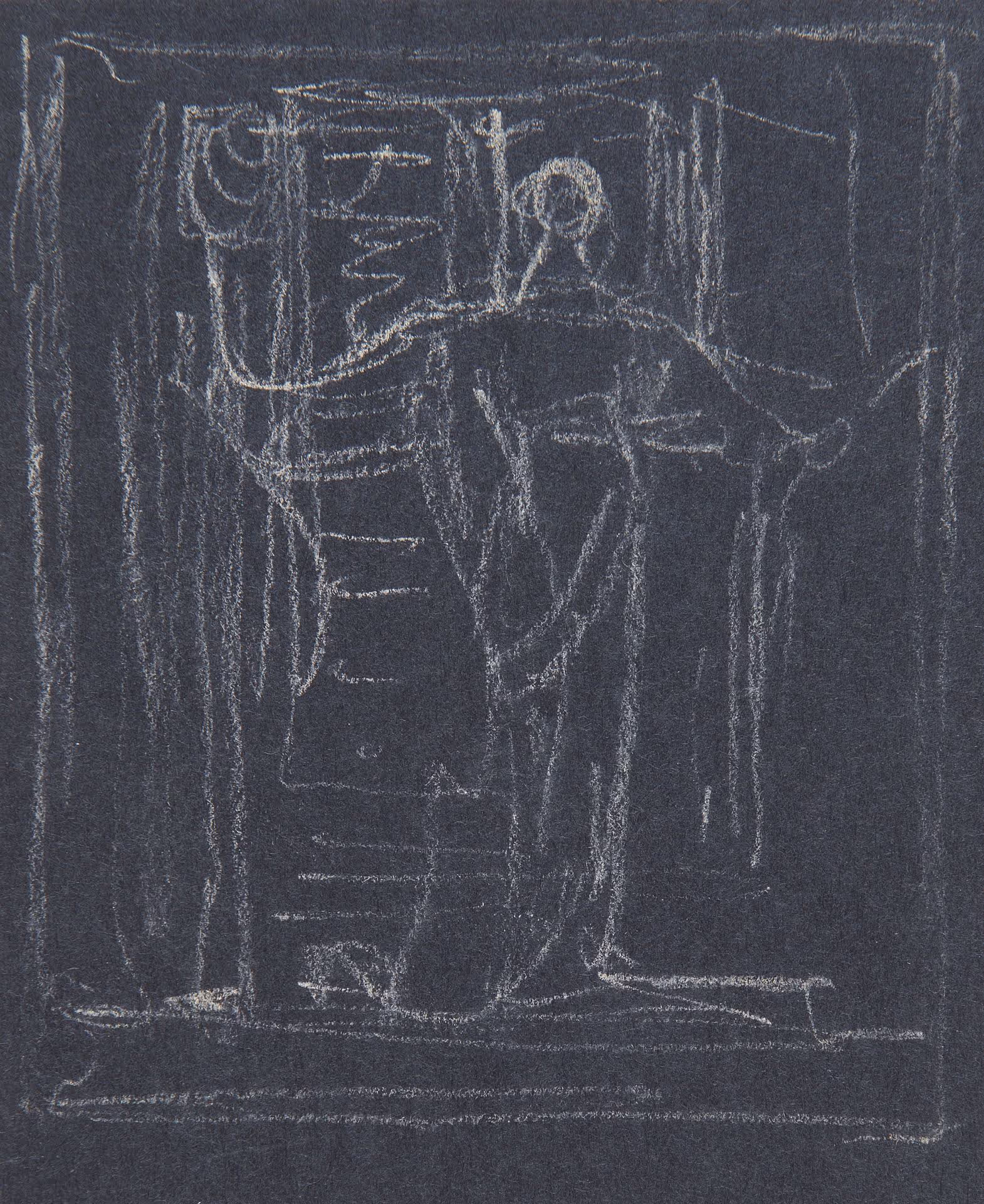 Cover illustration thumbnail sketch of robed female for Christian Science Sentinel (June 10, 1934)