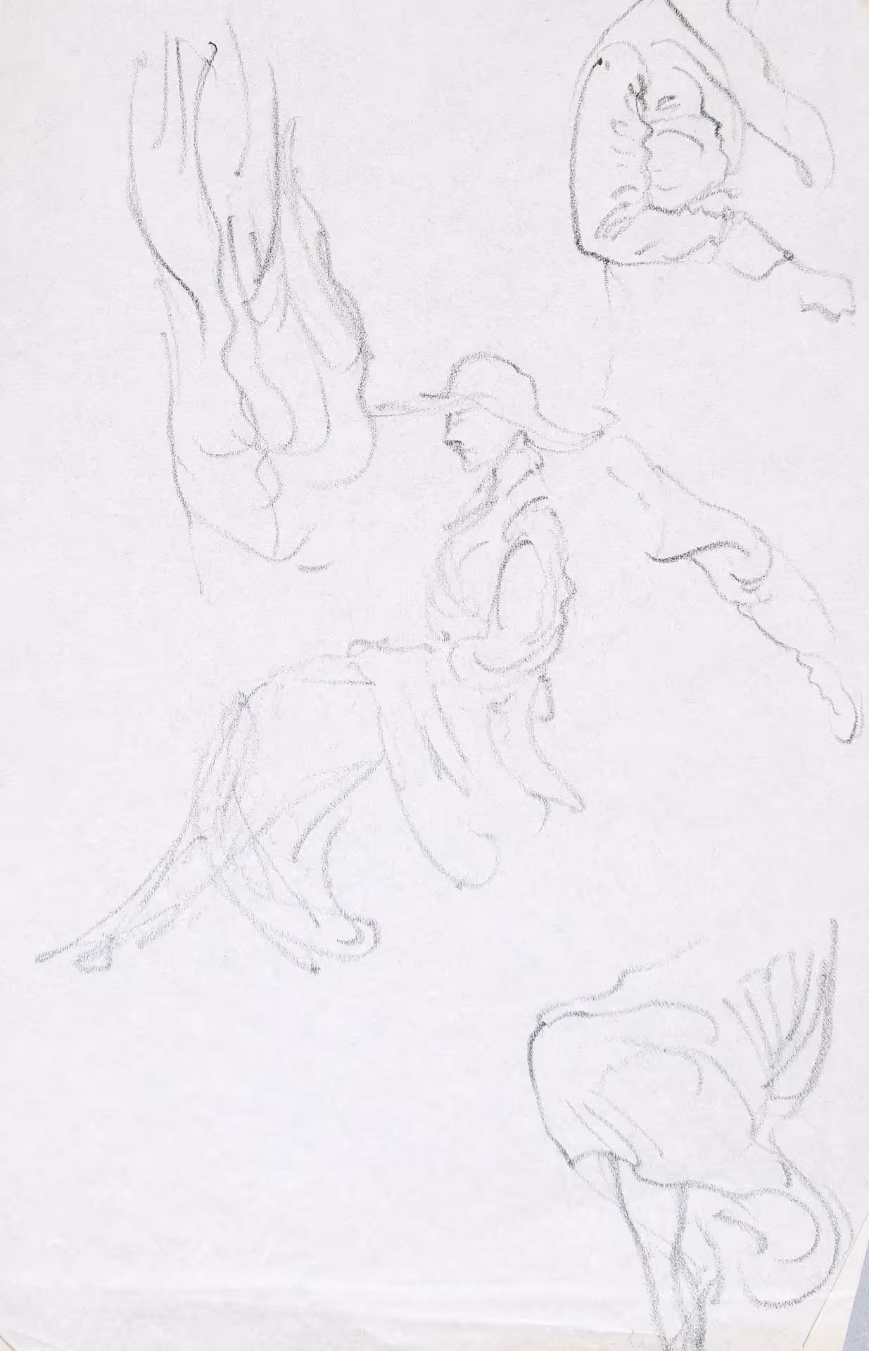Studies of seated woman