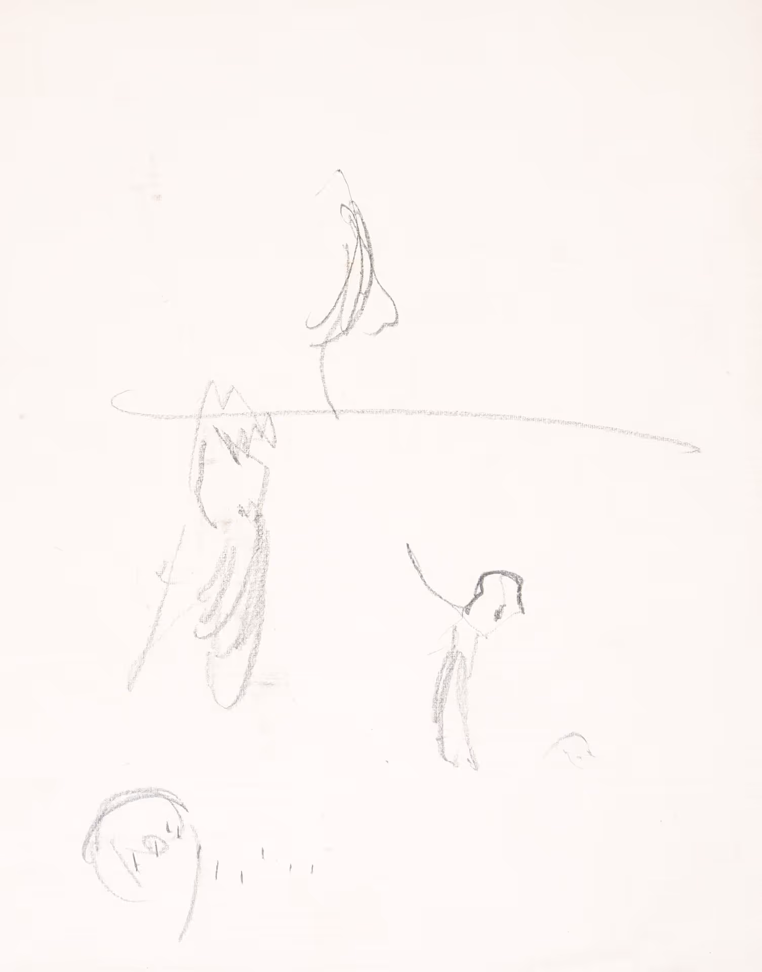 Studies of dancing figure [Isadora Duncan]