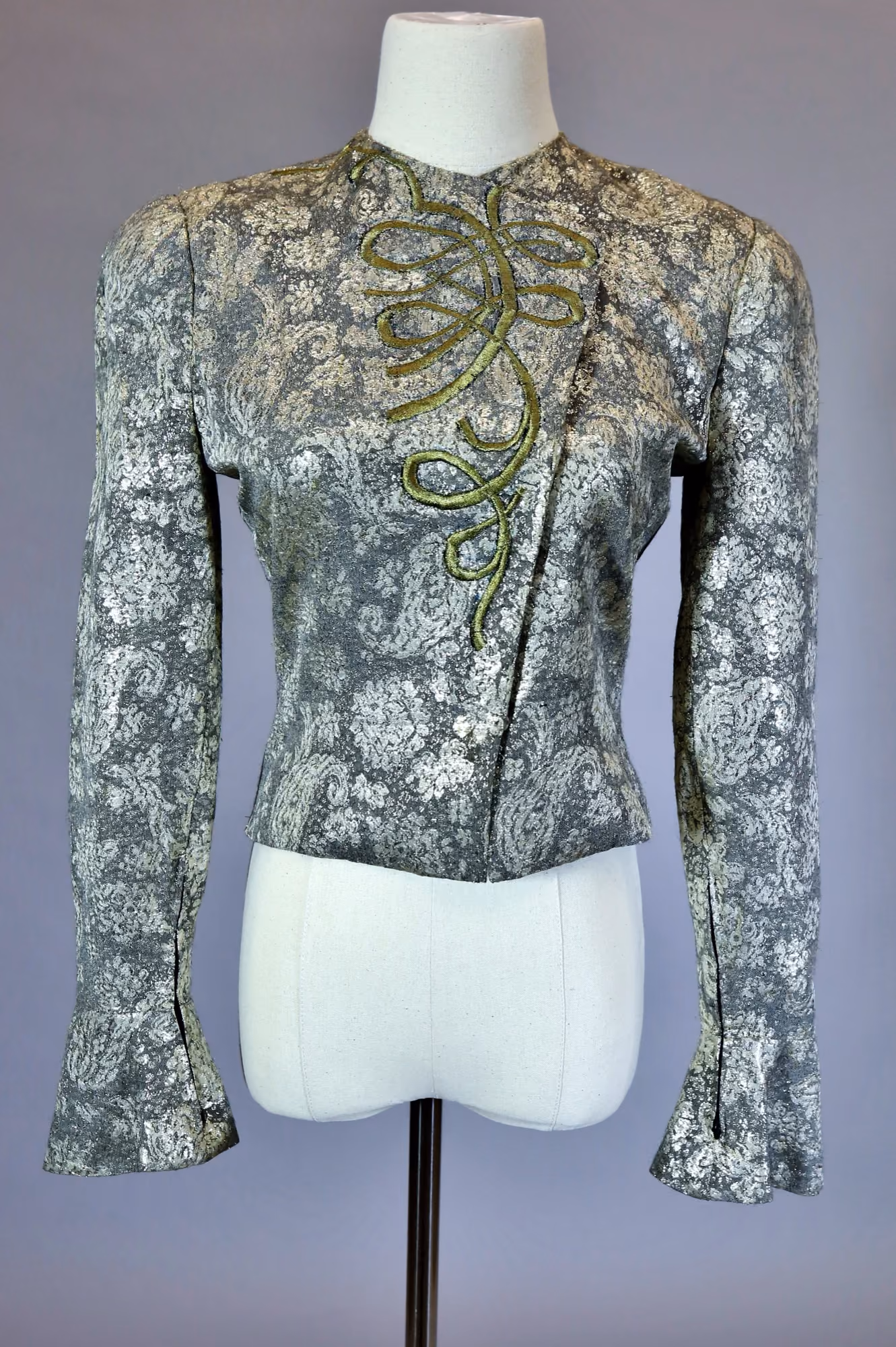 Gold quilted jacket