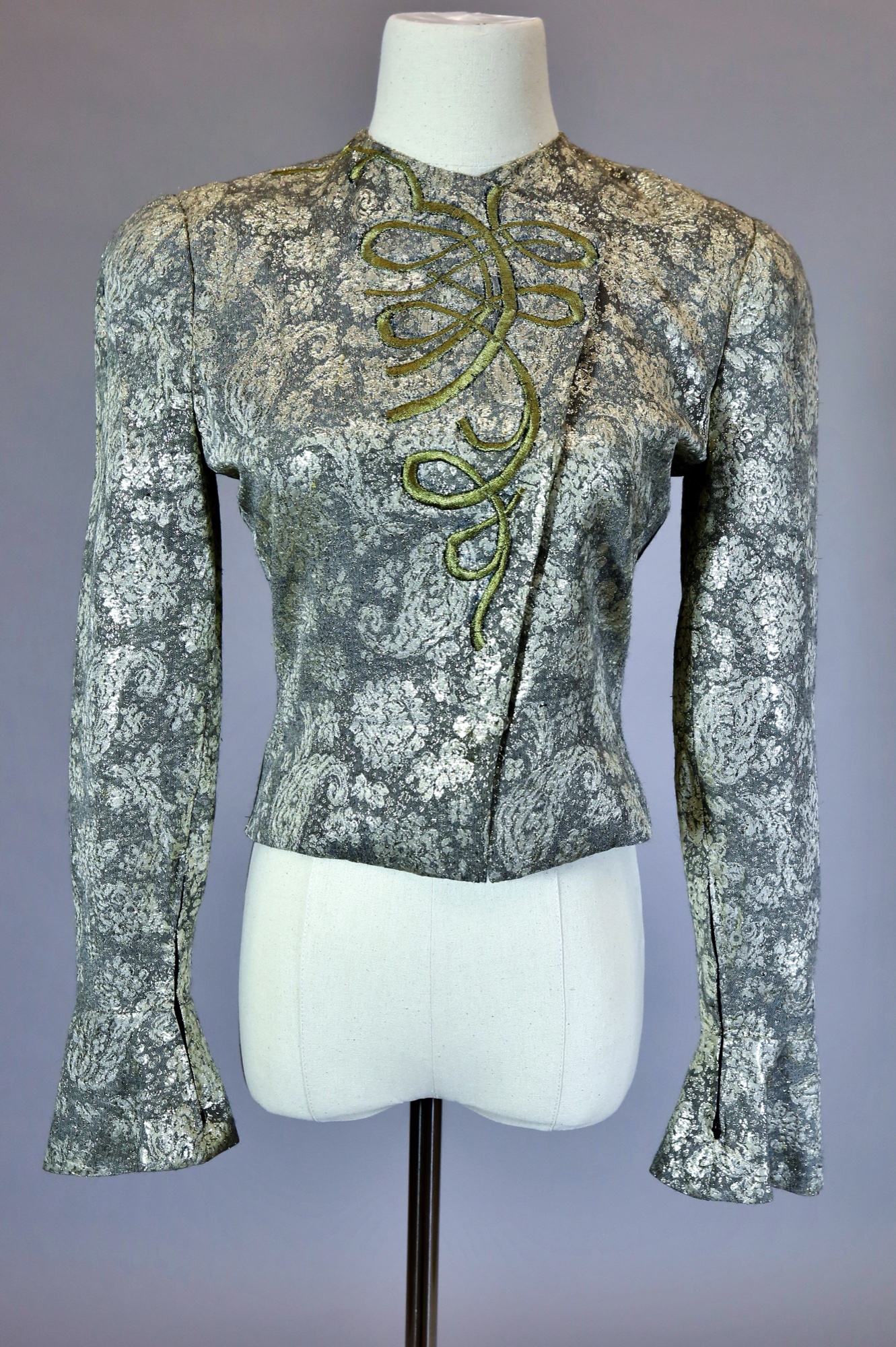 Gold quilted jacket