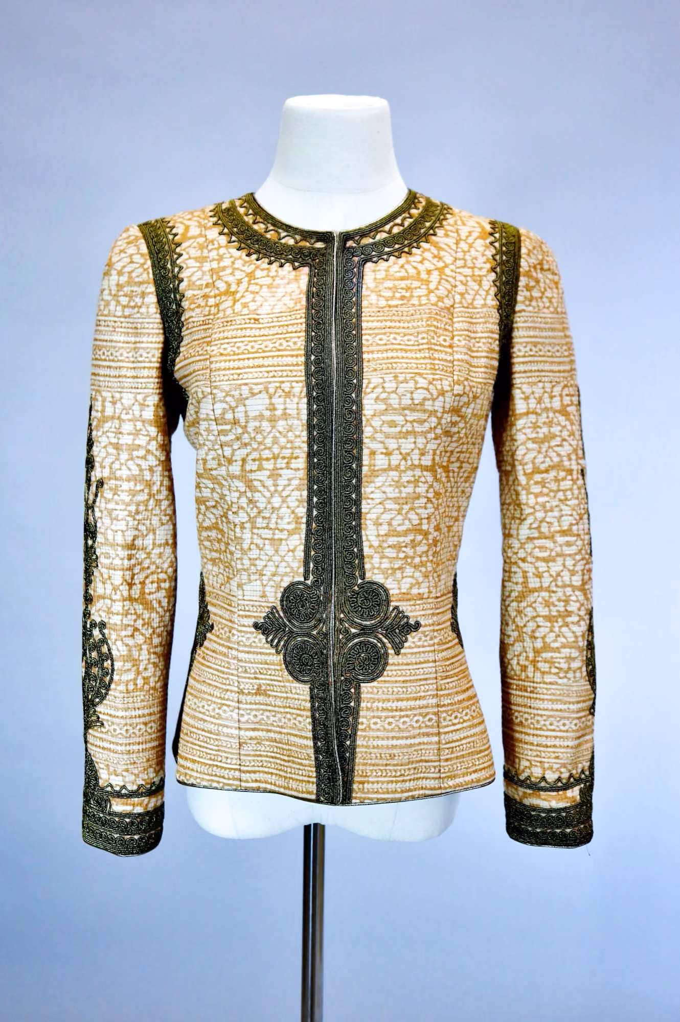 Brown quilted jacket