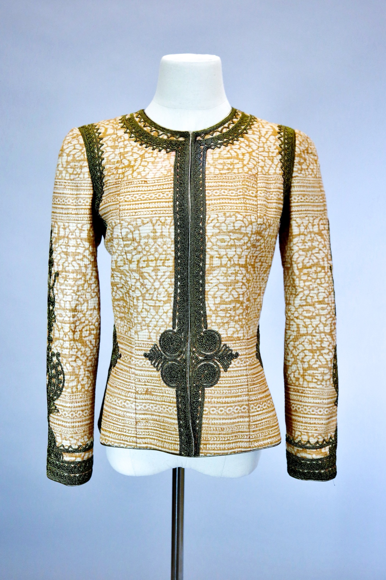 Brown quilted jacket