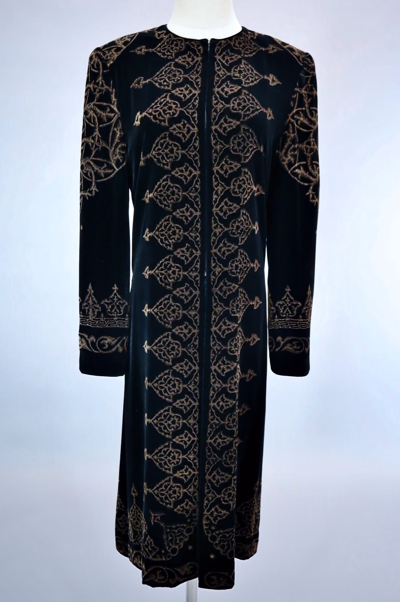 Black velvet jacket