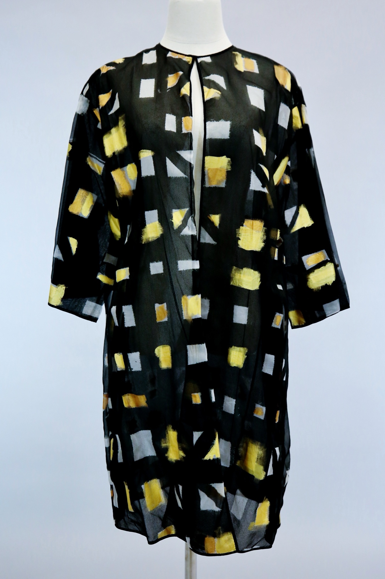 Black & gold mesh jacket