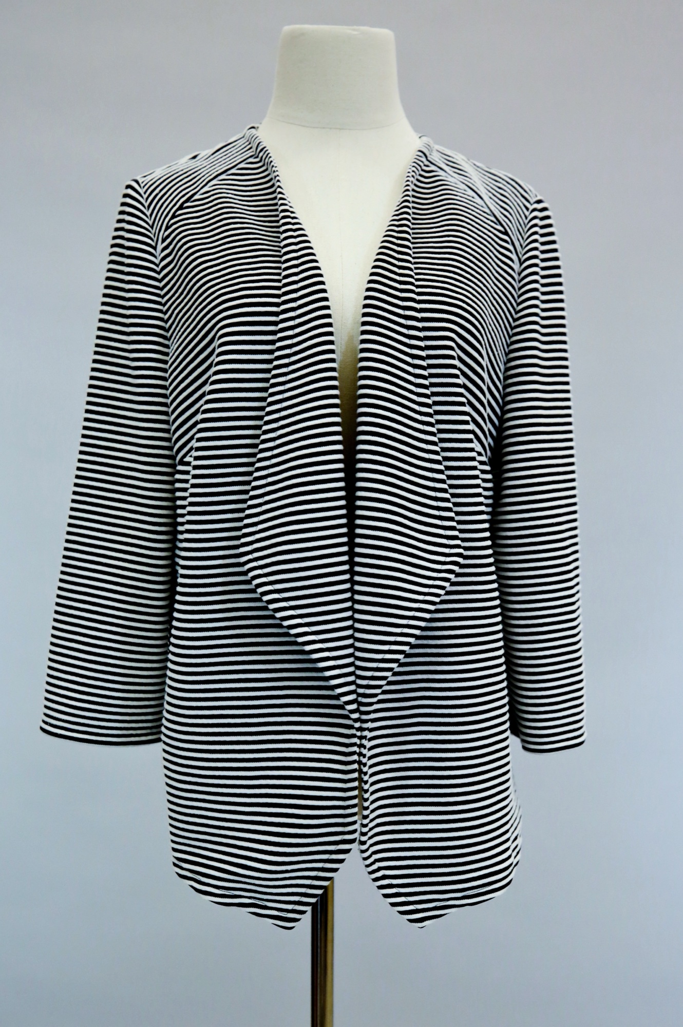 White & blue cardigan