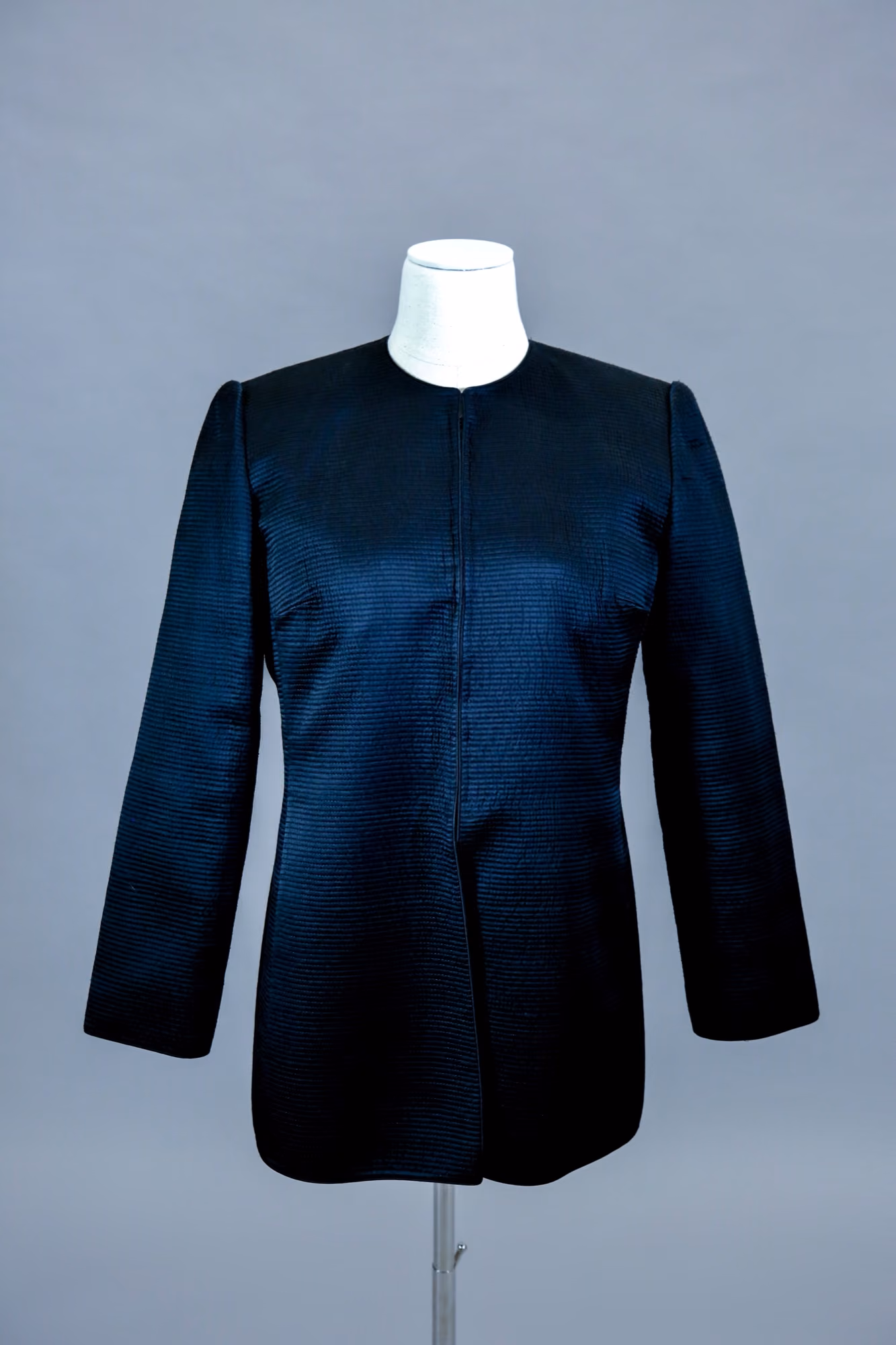 Black quilted jacket