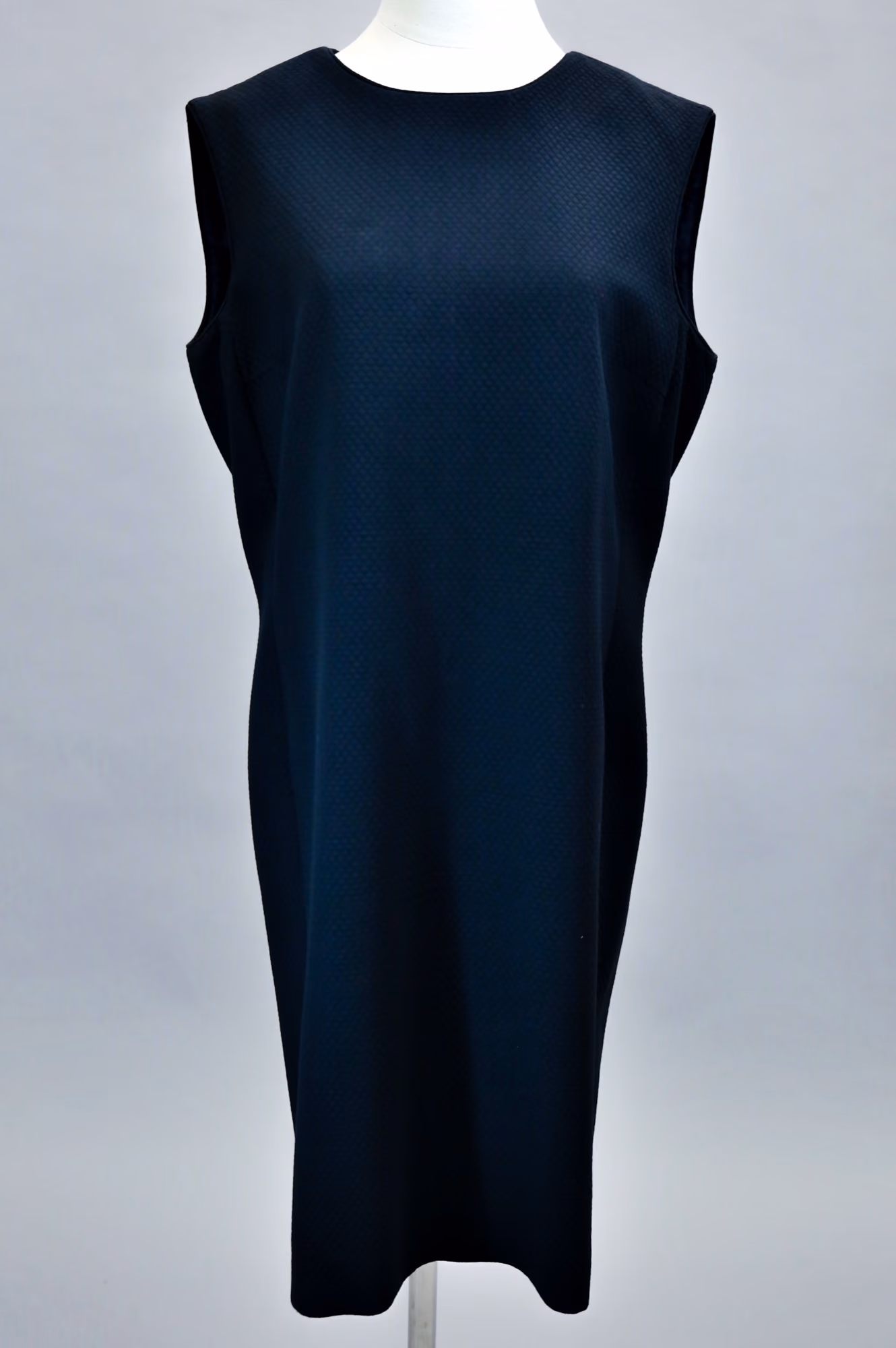 Black cotton cocktail dress