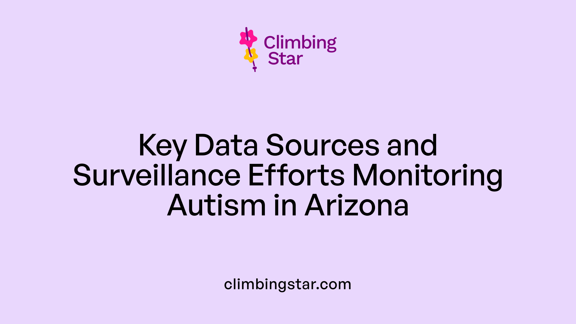 Key Data Sources and Surveillance Efforts Monitoring Autism in Arizona