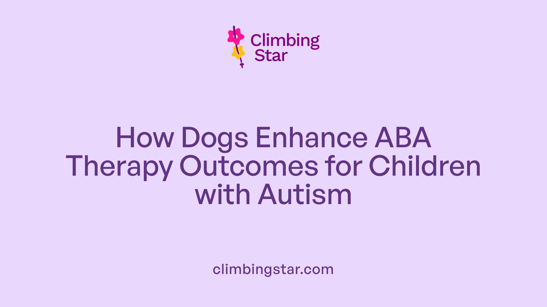 How Dogs Enhance ABA Therapy Outcomes for Children with Autism