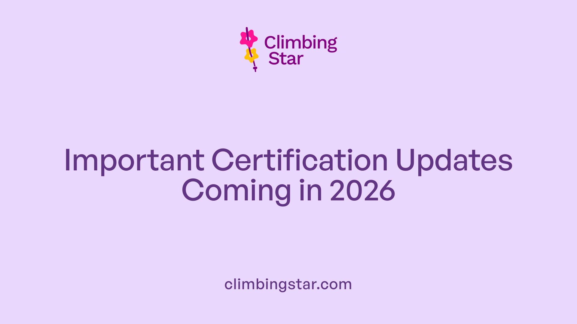 Important Certification Updates Coming in 2026