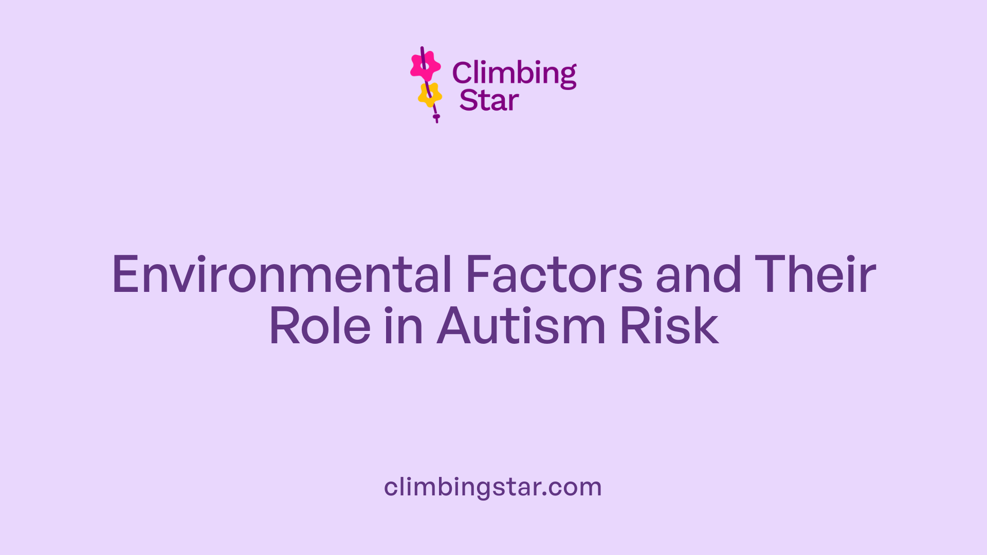 Environmental Factors and Their Role in Autism Risk