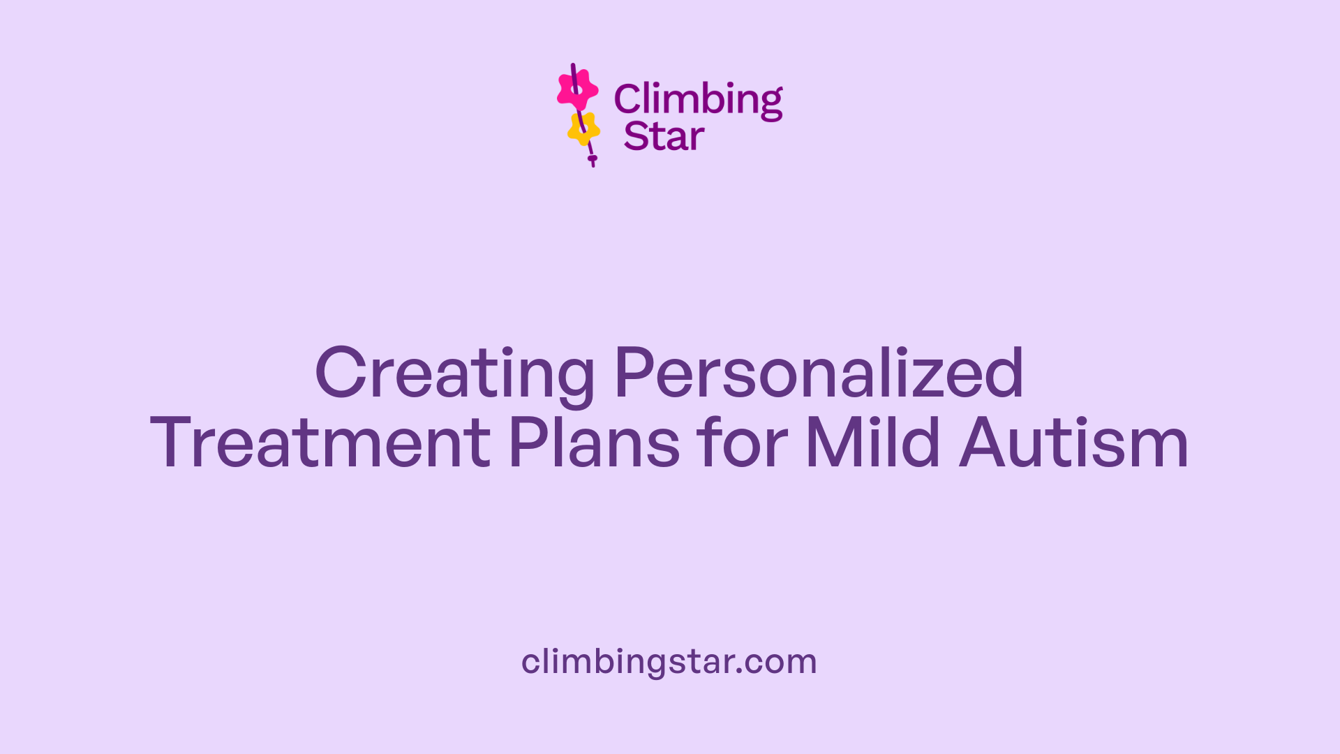 Creating Personalized Treatment Plans for Mild Autism