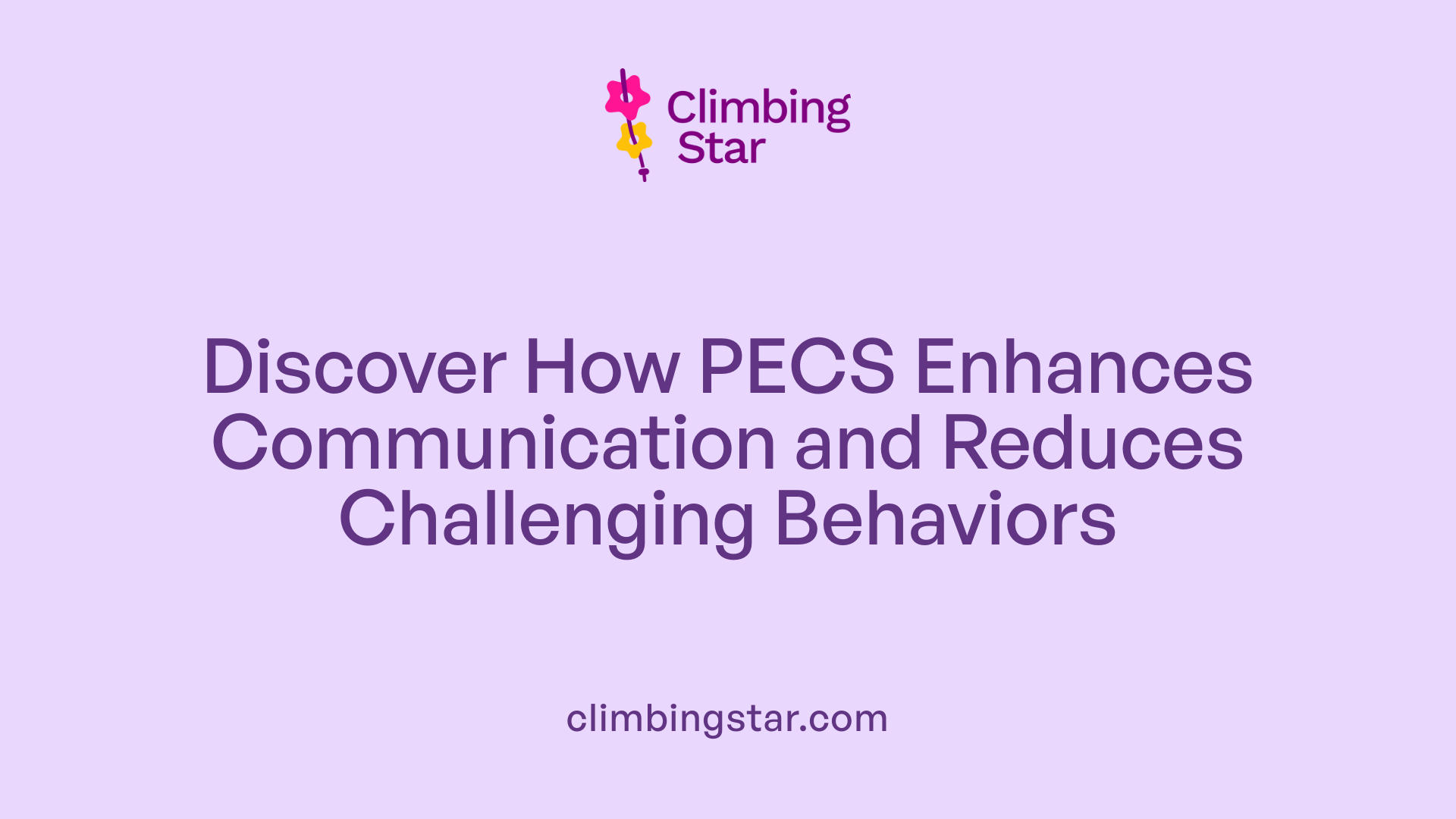 Discover How PECS Enhances Communication and Reduces Challenging Behaviors