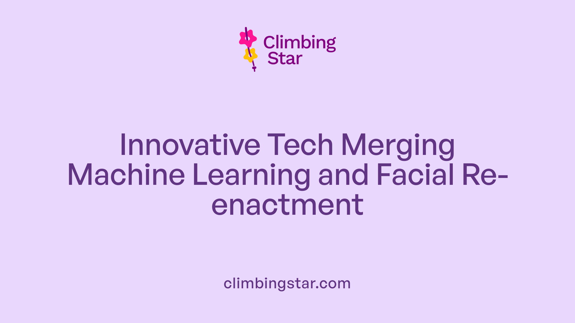 Innovative Tech Merging Machine Learning and Facial Re-enactment