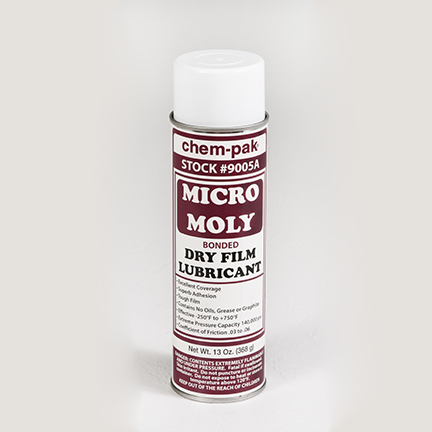 Micro Moly dry film lubricant aerosol can
