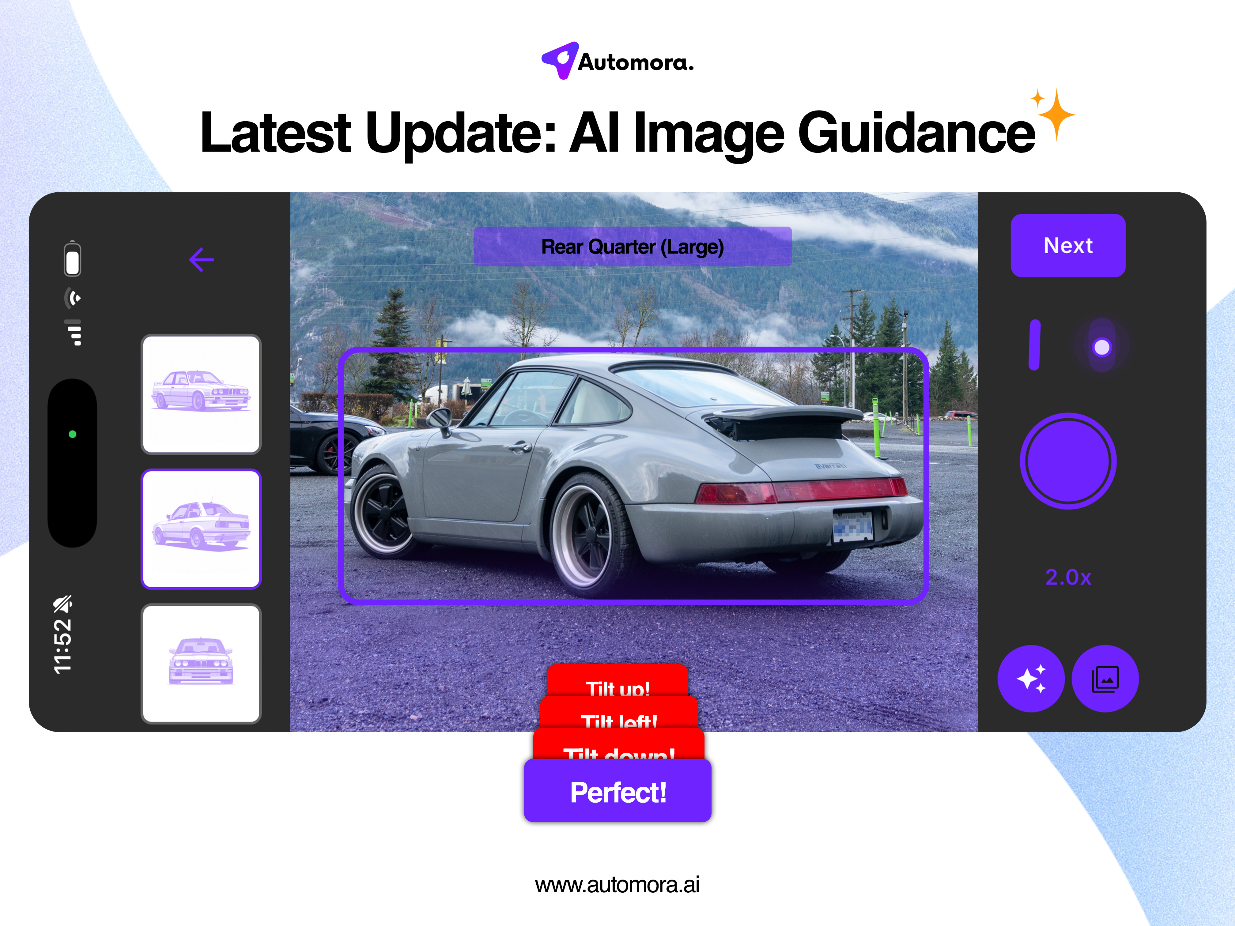 Introducing Automora On-Screen - AI-Assisted Vehicle Photography