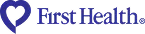 First Health logo with a stylized heart and stethoscope graphic.