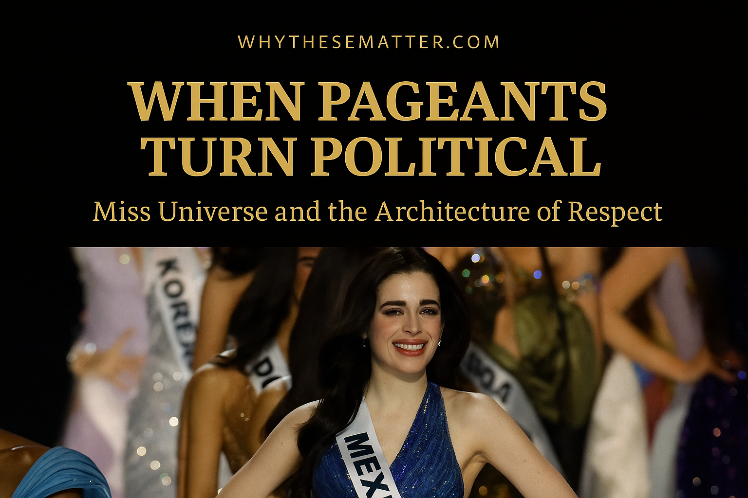 When Pageants Turn Political: Miss Universe and the Architecture of Respect