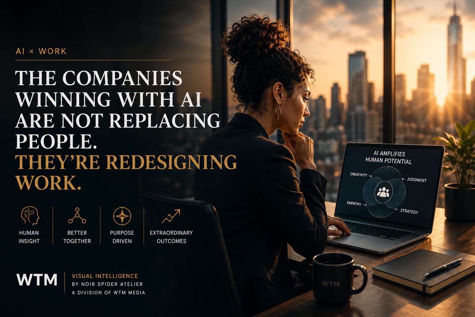 The Companies Winning with AI Are Not Replacing People, They’re Redesigning Work.