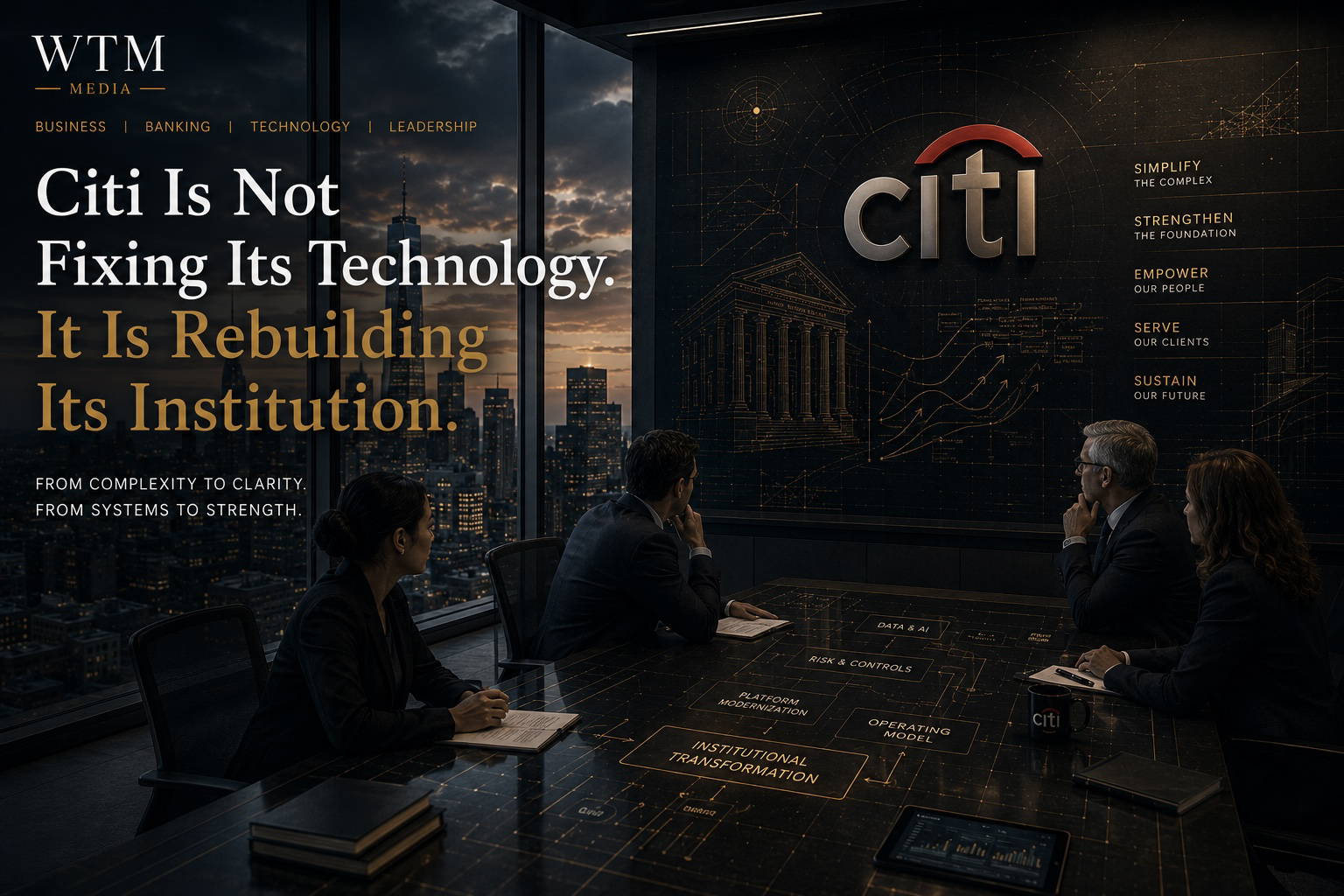 Citi Is Not Fixing Its Technology, It Is Rebuilding Its Institution