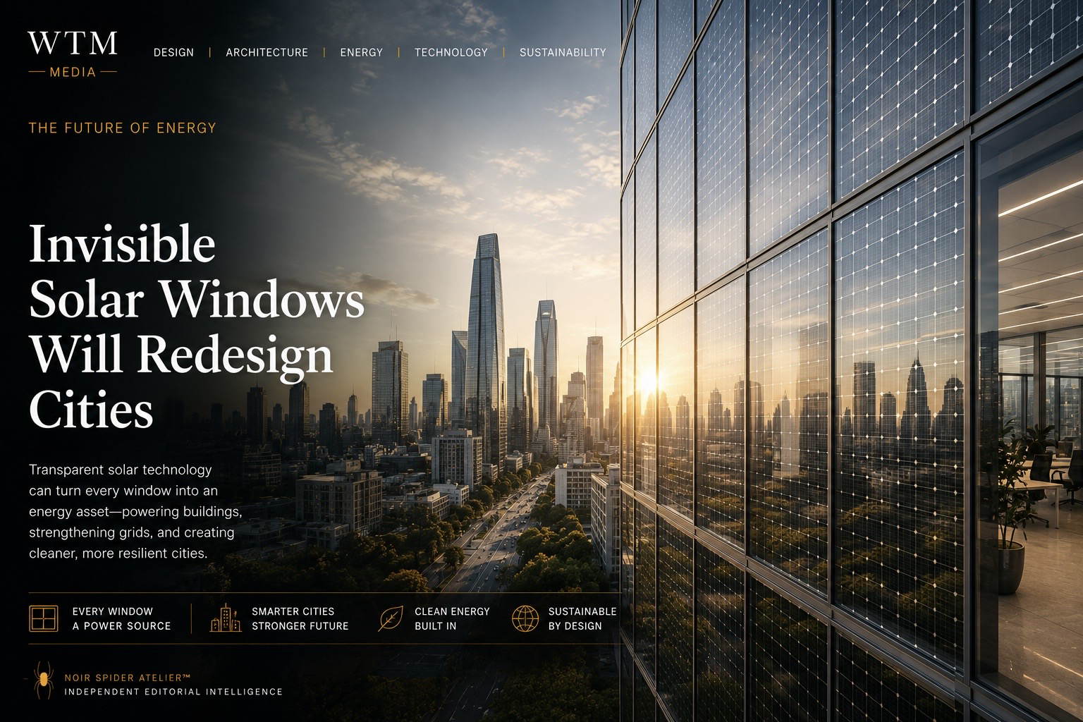 Invisible Solar Windows Will Redesign Cities