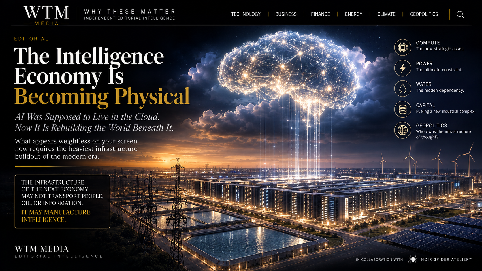 The Intelligence Economy Is Becoming Physical