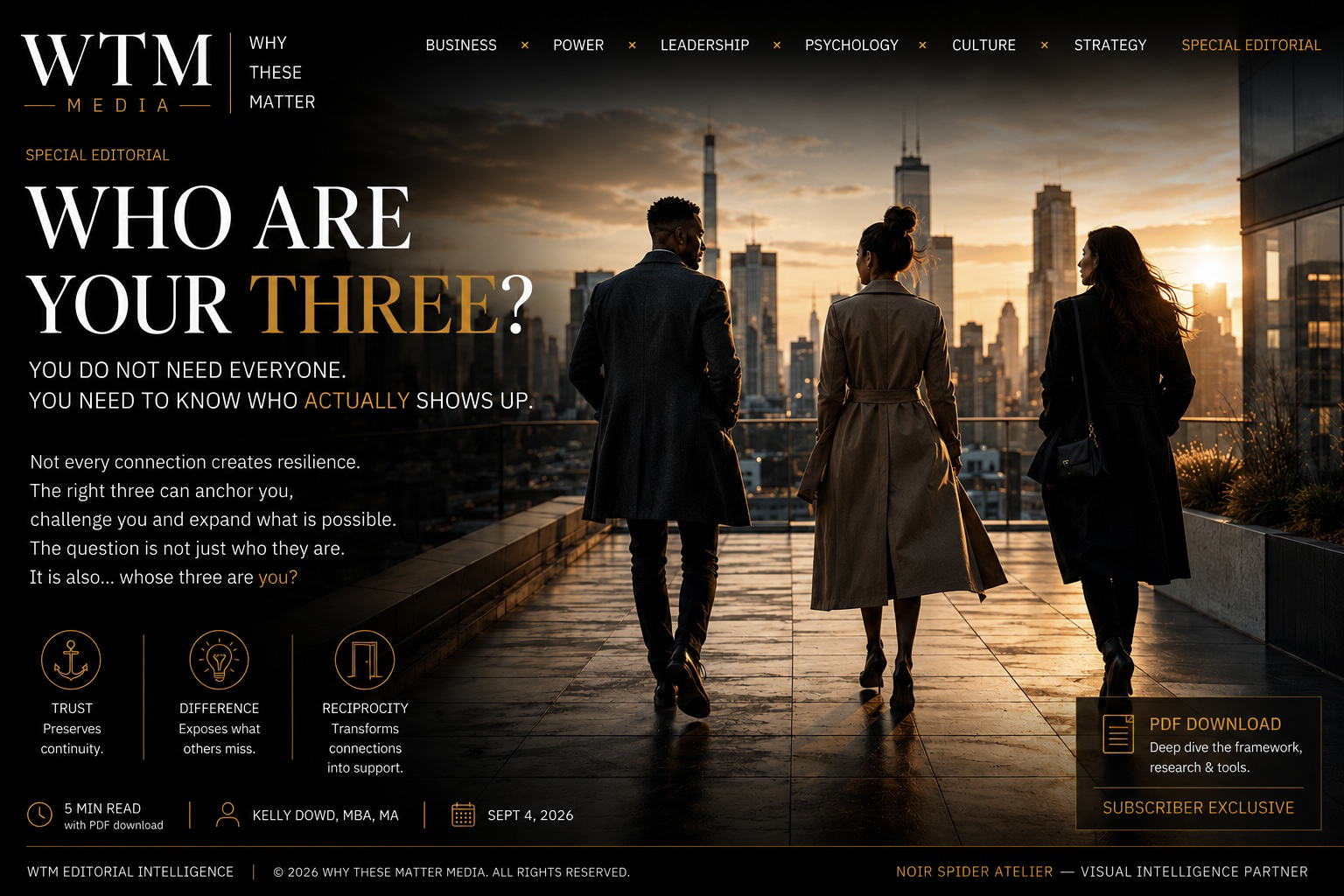 Who Are Your Three?
