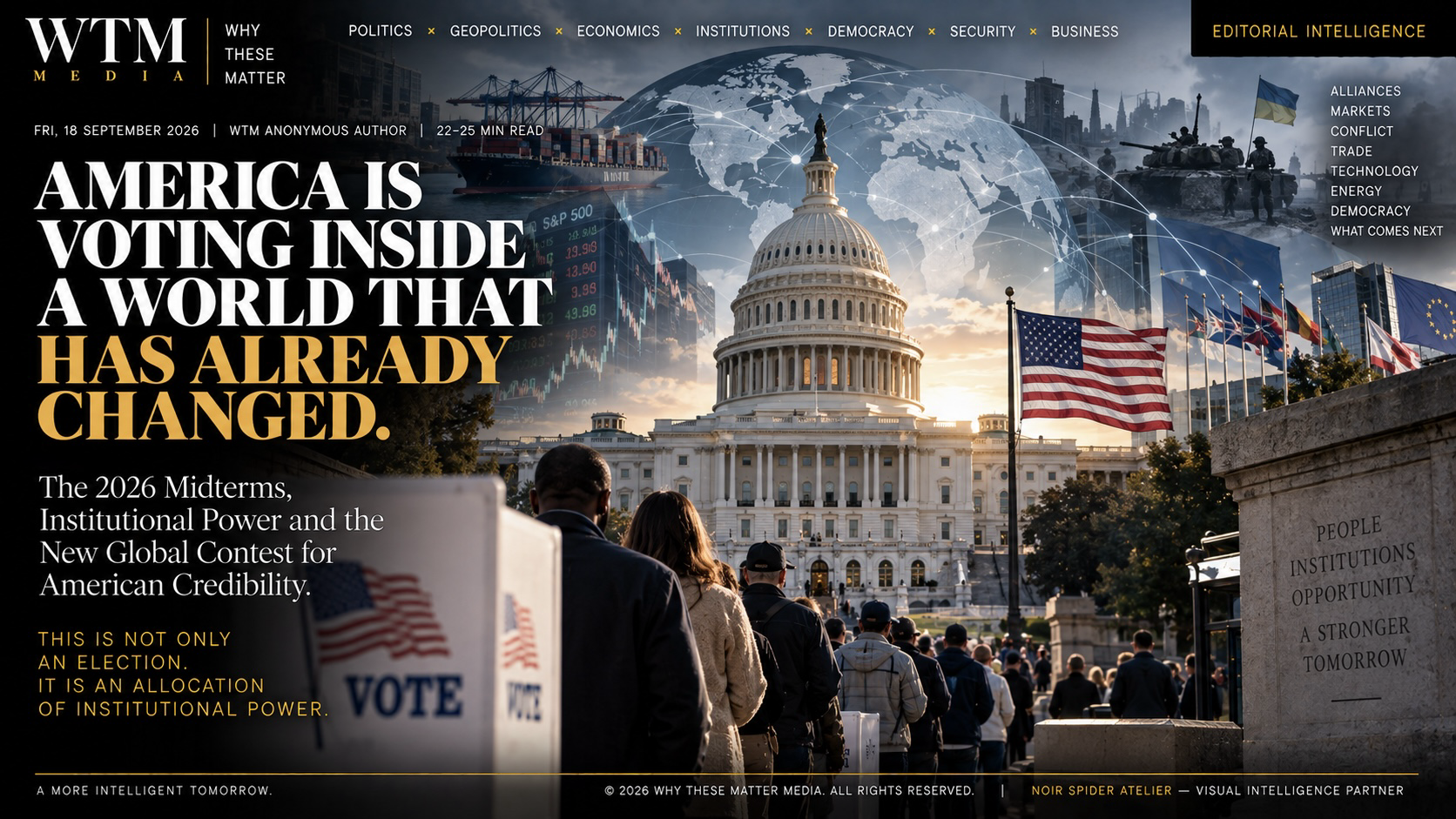 America Is Voting Inside A World That Has Already Changed