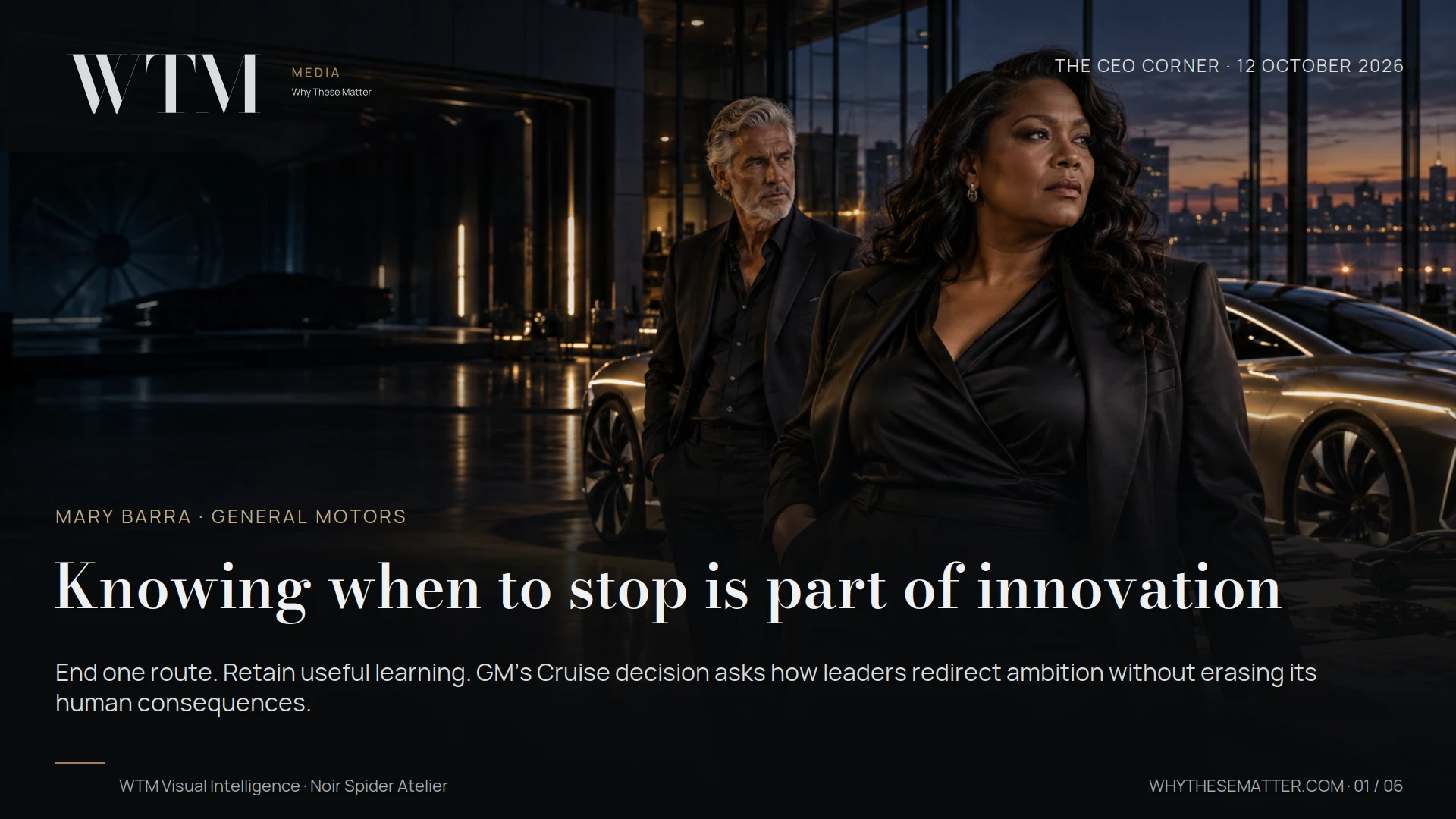 Knowing When to Stop Is Part of Innovation