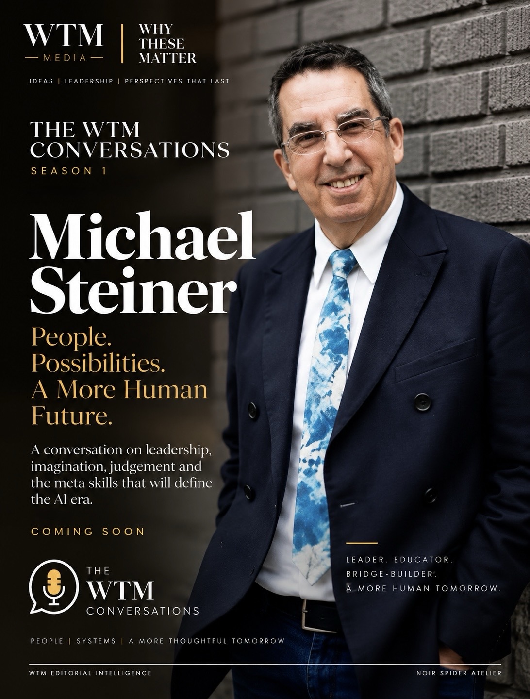 Michael Steiner — approved WTM Season One portrait artwork
