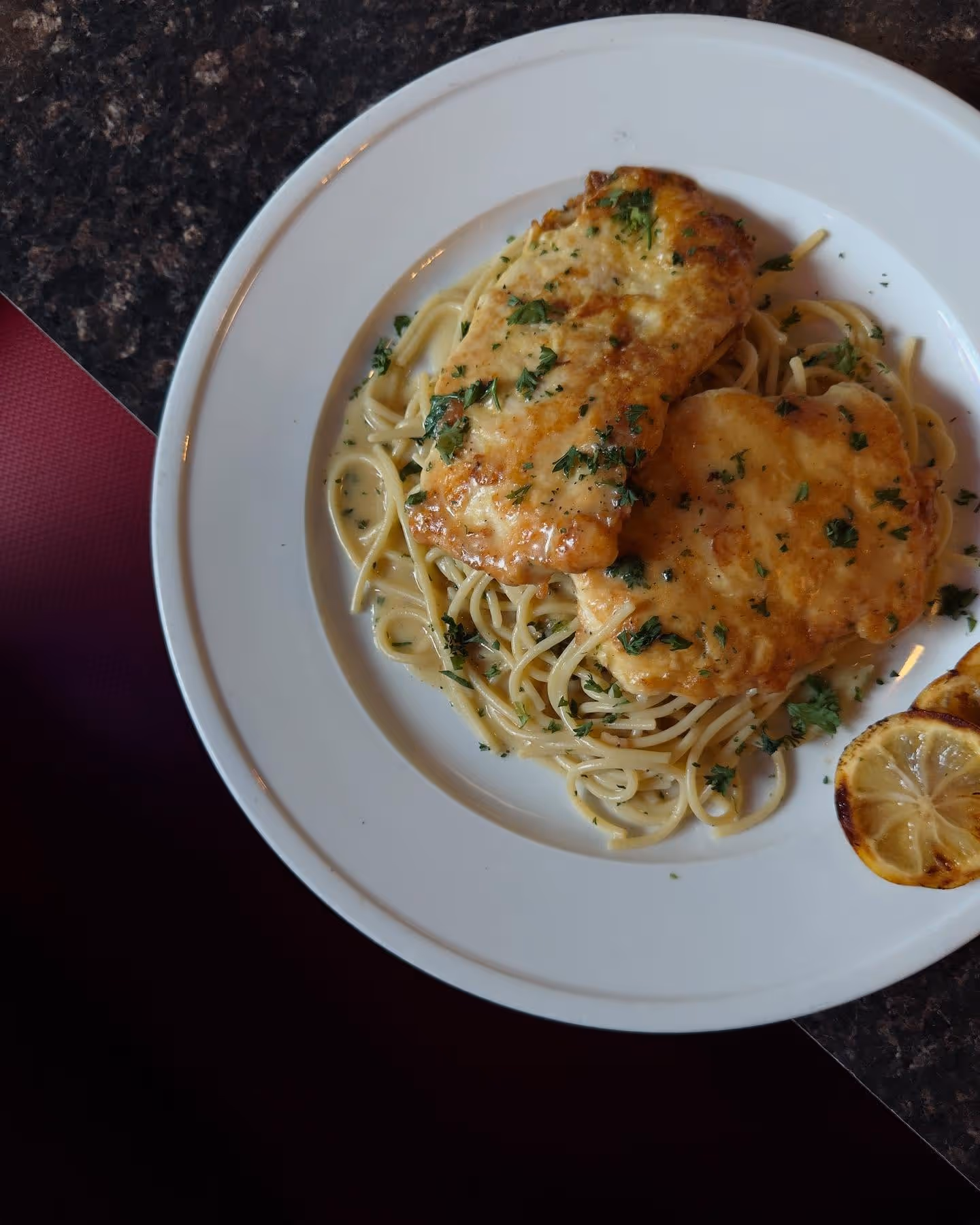 lemon chicken spaghetti