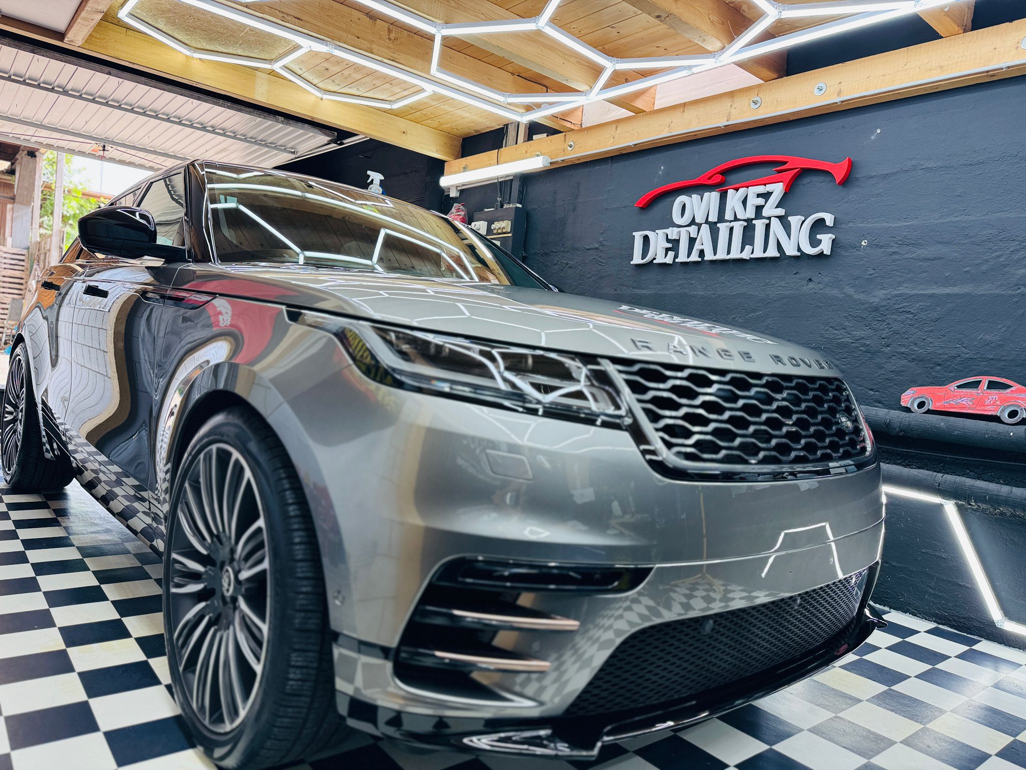 image of vehicles in showroom